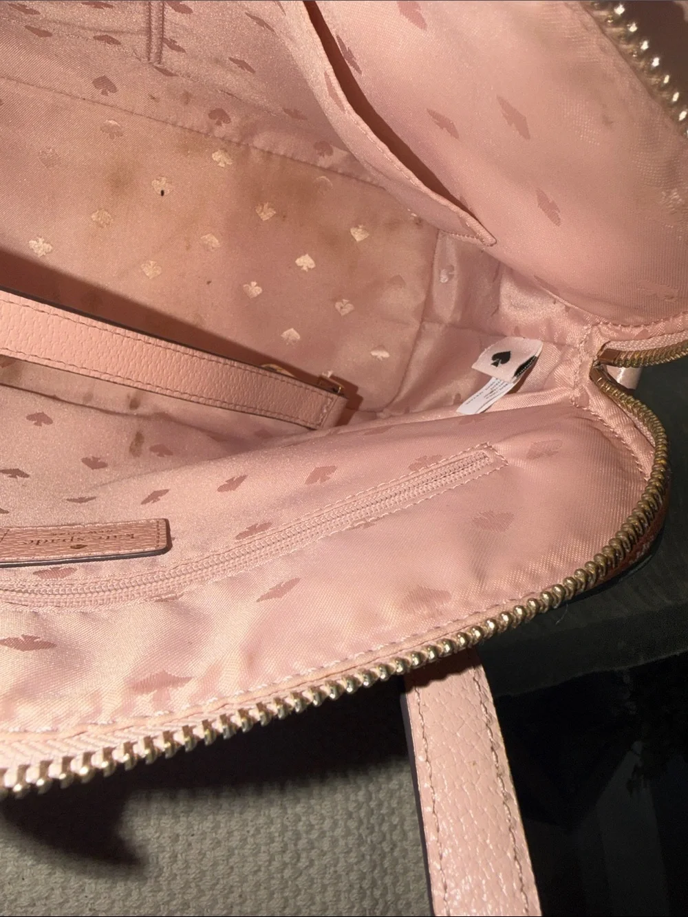 Kate Spade ♠️ Blush Pink Bow Accent Top-Handle Women’s Handbag